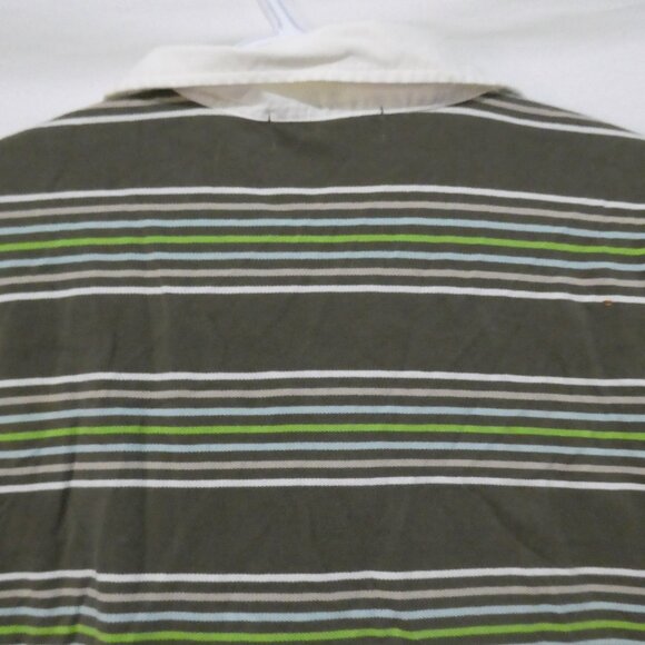 JOE FRESH | small | Striped Polo Shirt With White Collar - Picture 9 of 13